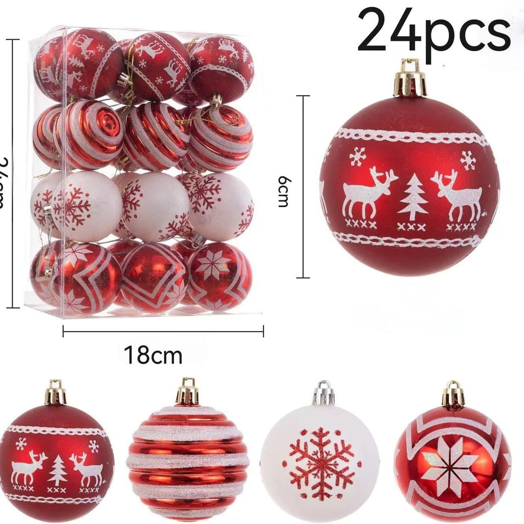 Festive Decorative Christmas Ornament Set Yeouu