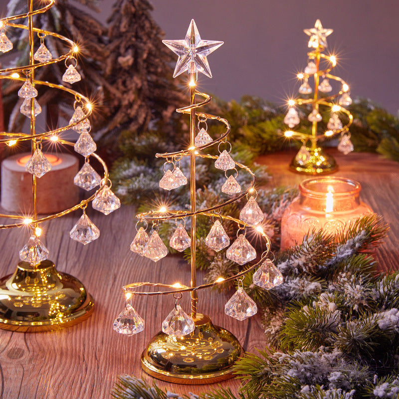 Decorative Miniature LED Christmas Tree Yeouu