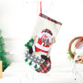 Festive Christmas stocking with cute Santa Claus motif Yeouu