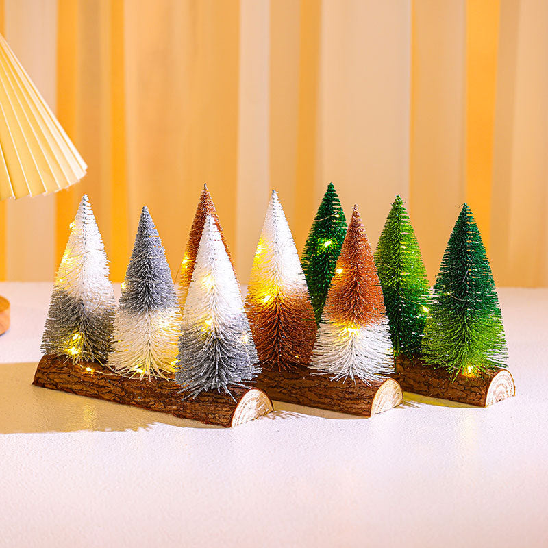 Decorative LED Christmas Tree Figurine Yeouu