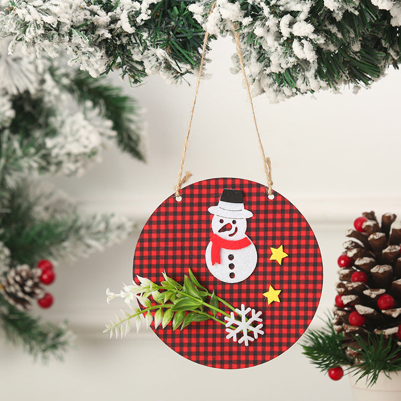 Decorative Christmas ornaments with snowman motif Yeouu