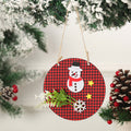 Decorative Christmas ornaments with snowman motif Yeouu
