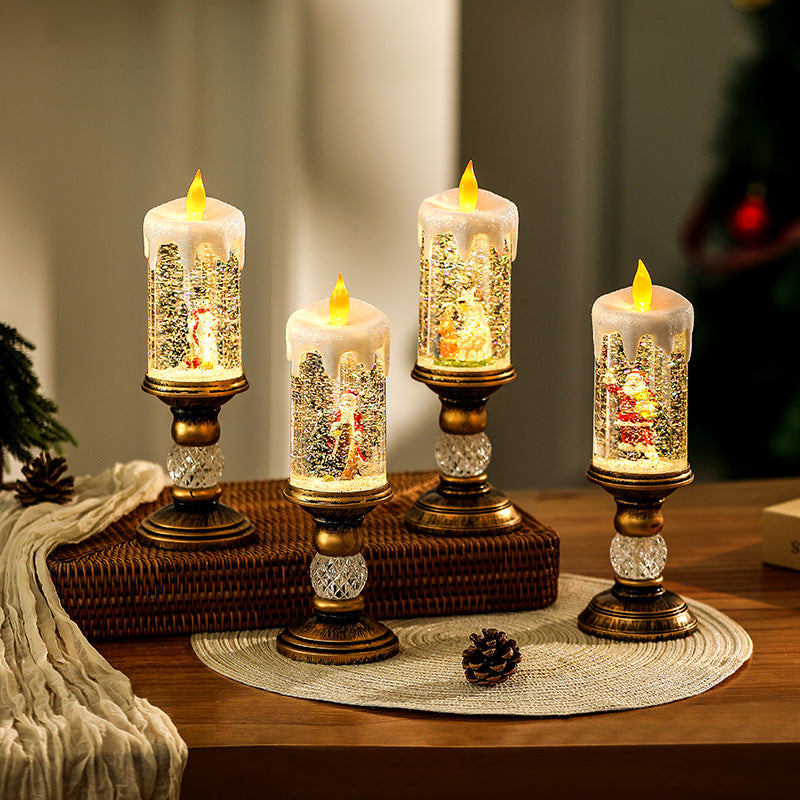 Christmas decoration lantern with snow globe Yeouu