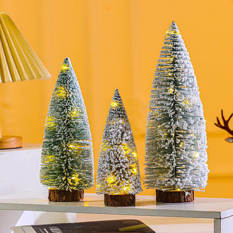 Miniature Decorative Christmas Tree Yeouu