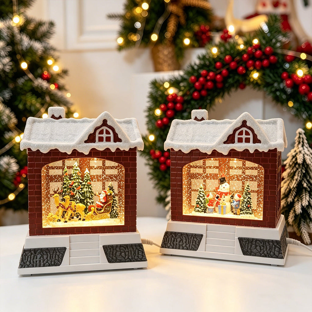 Decorative Christmas lantern with lights Yeouu