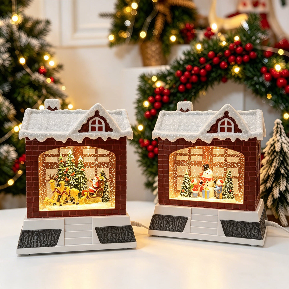 Decorative Christmas lantern with lights Yeouu