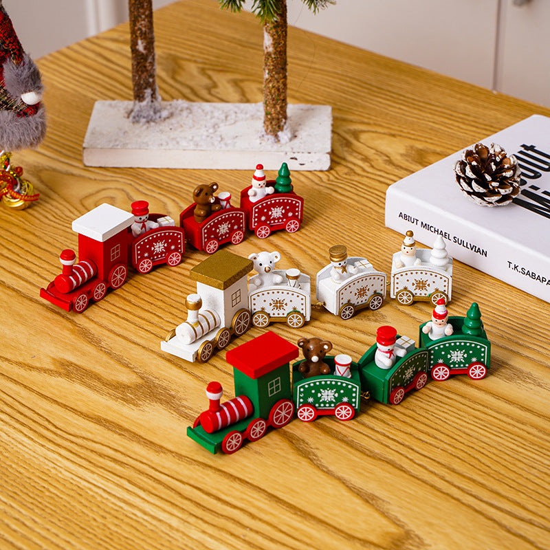 Decorative Christmas Train Set Yeouu