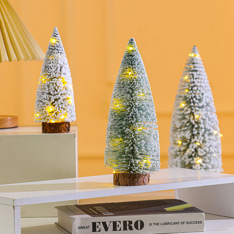 Miniature Decorative Christmas Tree Yeouu