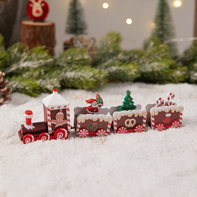 Decorative Christmas Train Set Yeouu