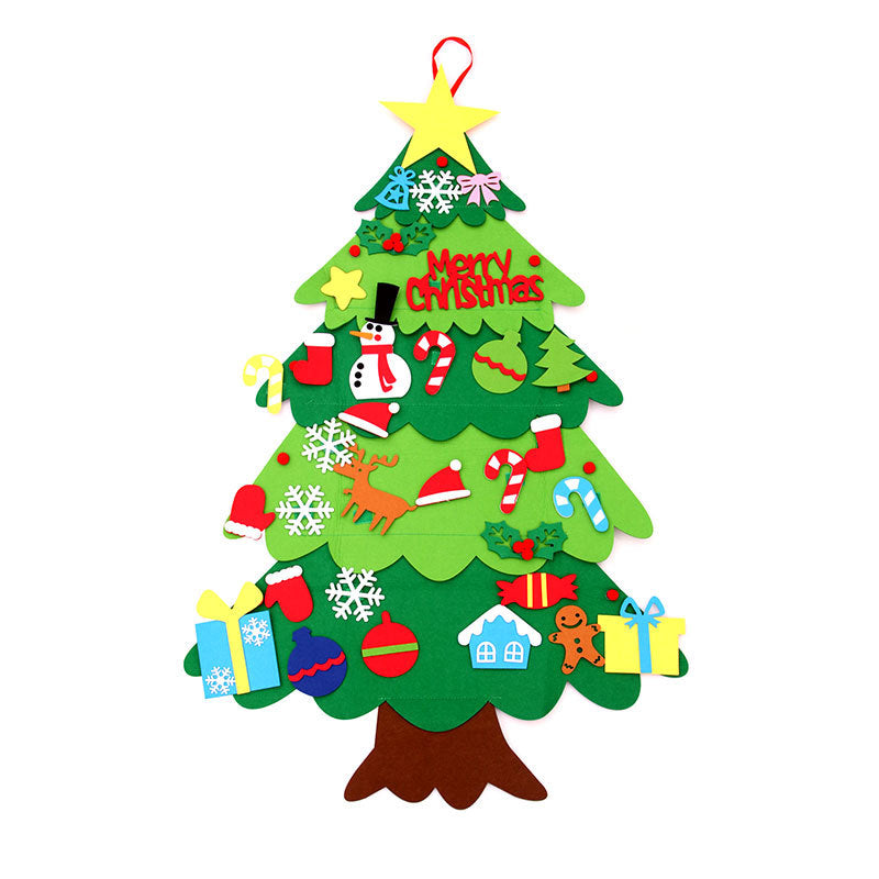 Interactive Felt Christmas Tree Decoration Yeouu