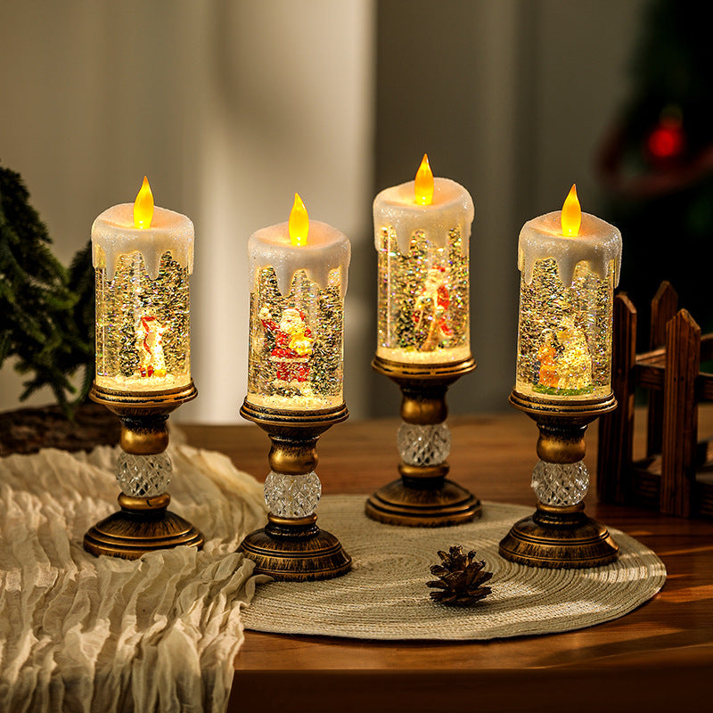 Christmas decoration lantern with snow globe Yeouu