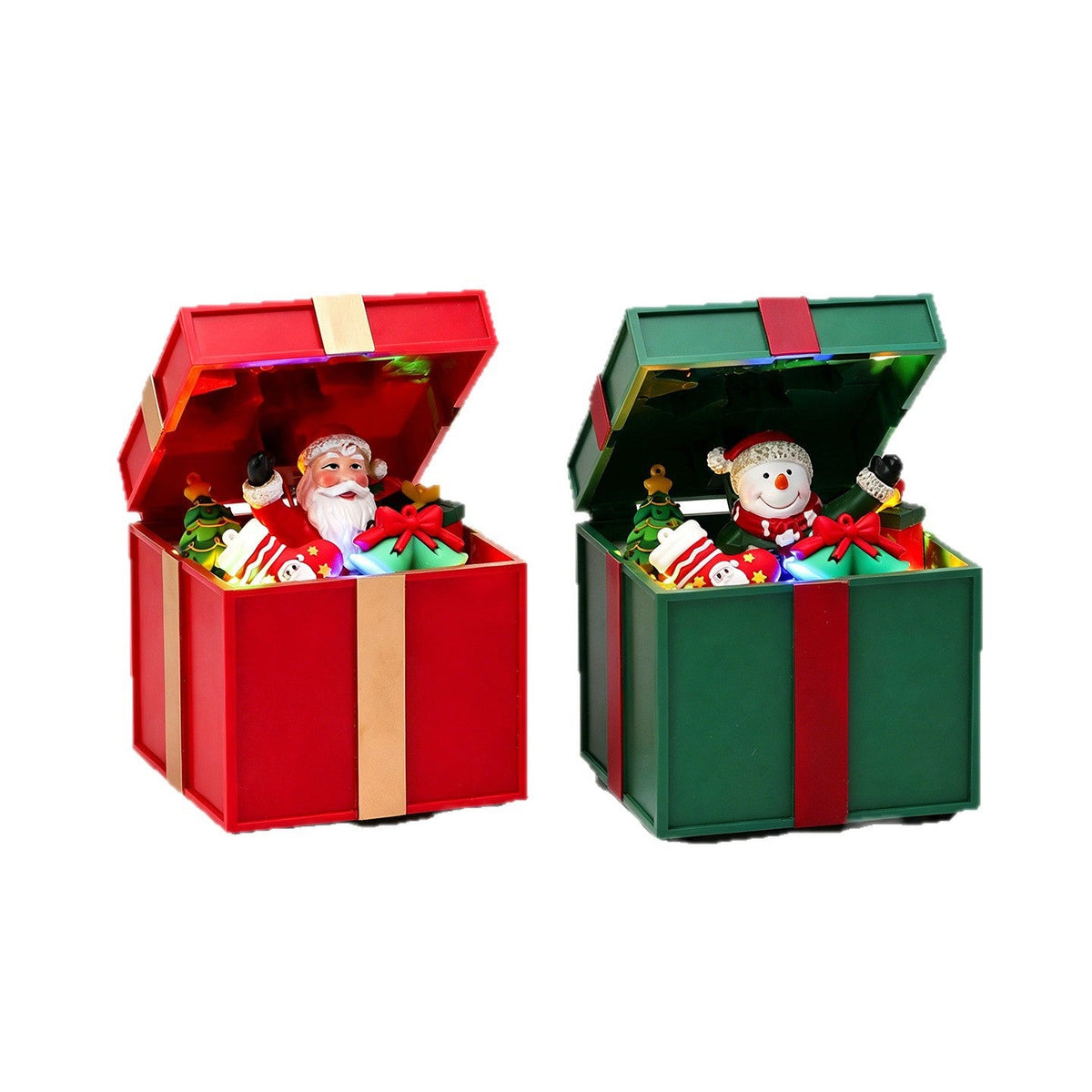 Decorative Christmas box with LED lighting Yeouu