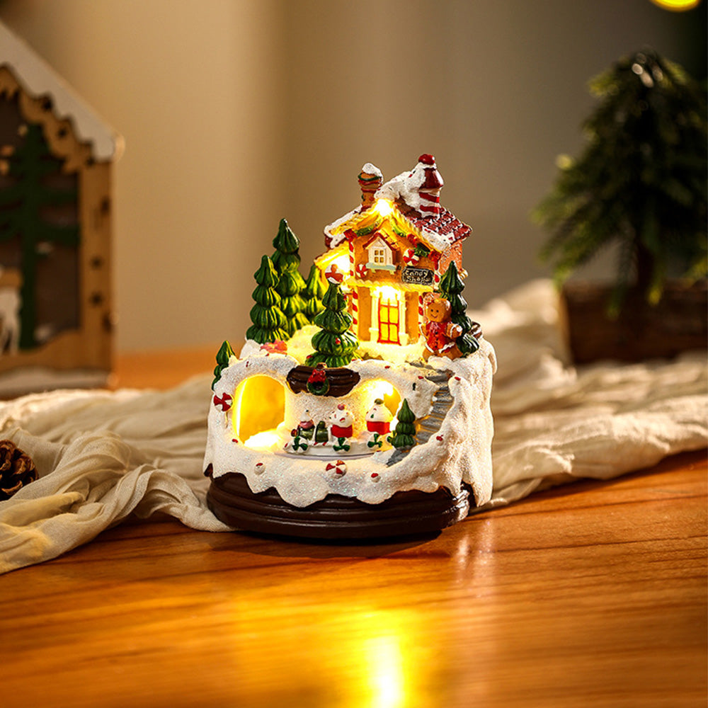 Yeouu | Christmas Ornament with LED Lights and Music