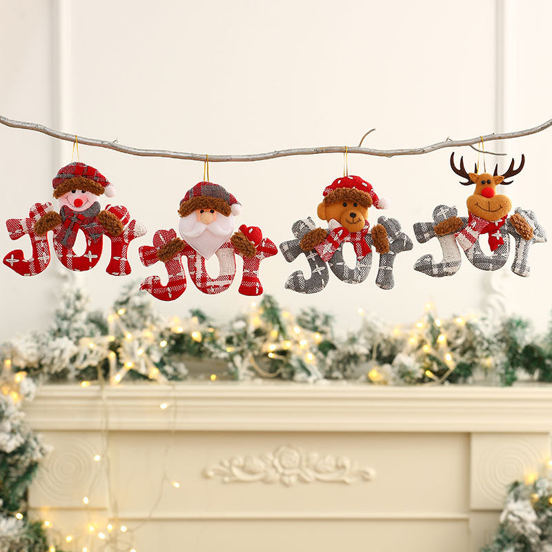 Christmas Themed Decorative Hanging Figurine Yeouu