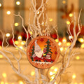 Festive Wooden Christmas Ornament Yeouu