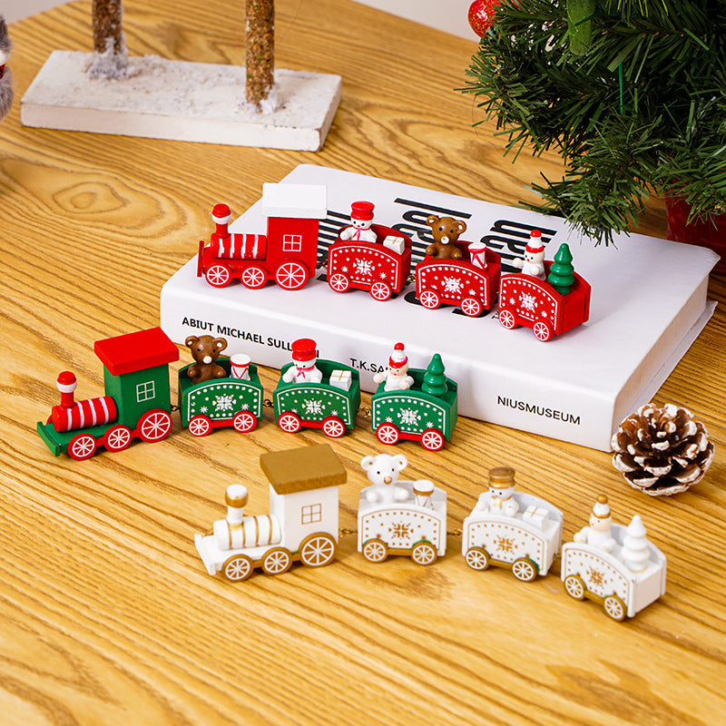 Decorative Christmas Train Set Yeouu