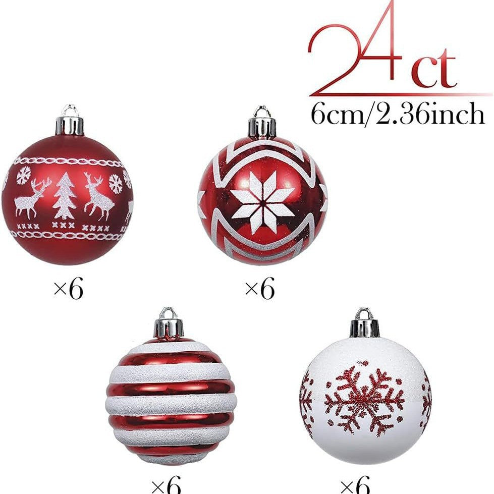 Festive Decorative Christmas Ornament Set Yeouu
