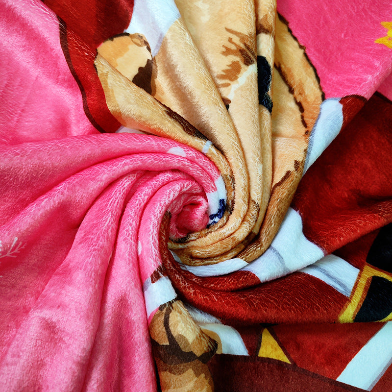 Women's Christmas blanket with festive design Yeouu