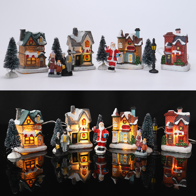 Christmas Village Decoration Set Yeouu