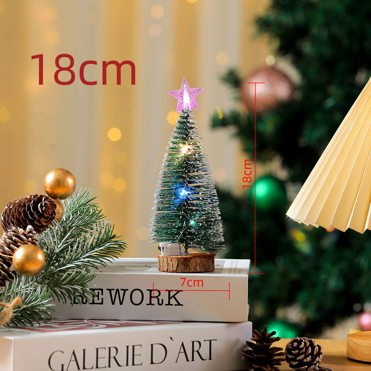 Miniature Christmas Tree Decoration Yeouu