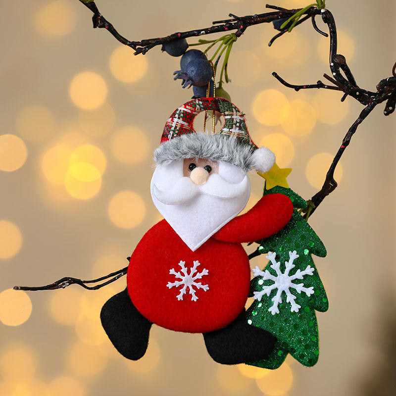 Decorative Santa Ornament Yeouu