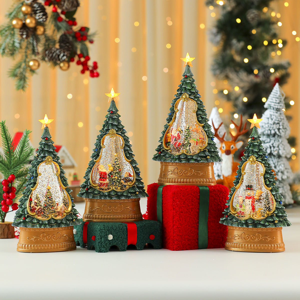 Illuminated Christmas Tree Decoration Yeouu
