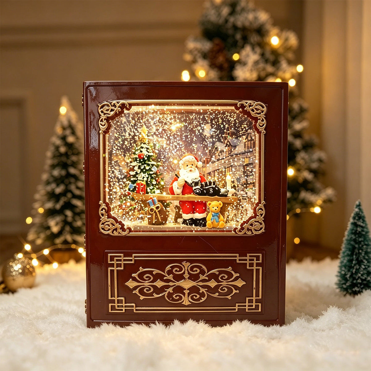 Christmas tree decoration with snow globe Yeouu