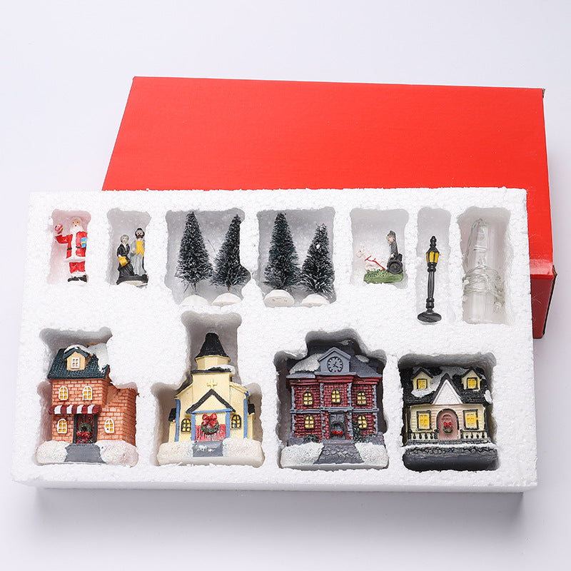 Christmas Village Decoration Set Yeouu