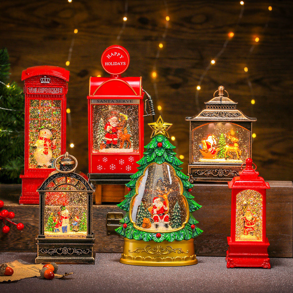 Illuminated Musical Christmas Lantern Yeouu