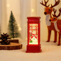 Decorative Light-Up Christmas Telephone Box Yeouu