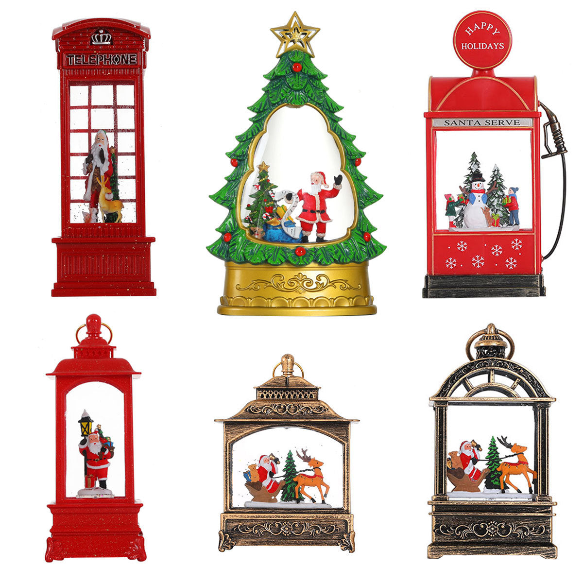 Illuminated Musical Christmas Lantern Yeouu