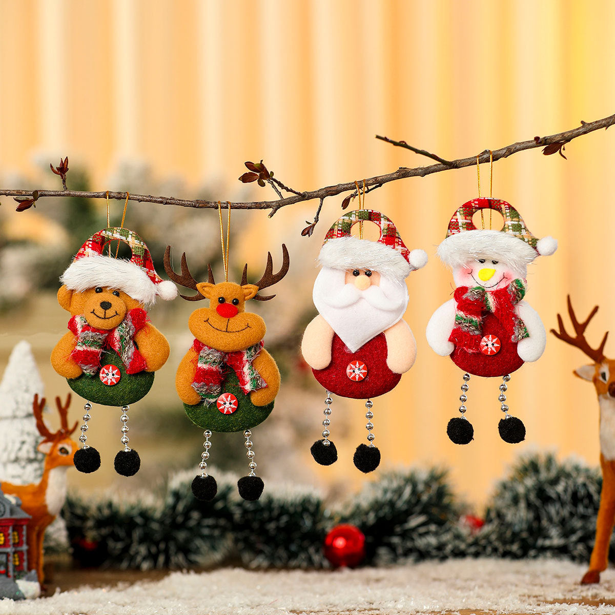 Decorative Felt Christmas Angel Ornament Yeouu