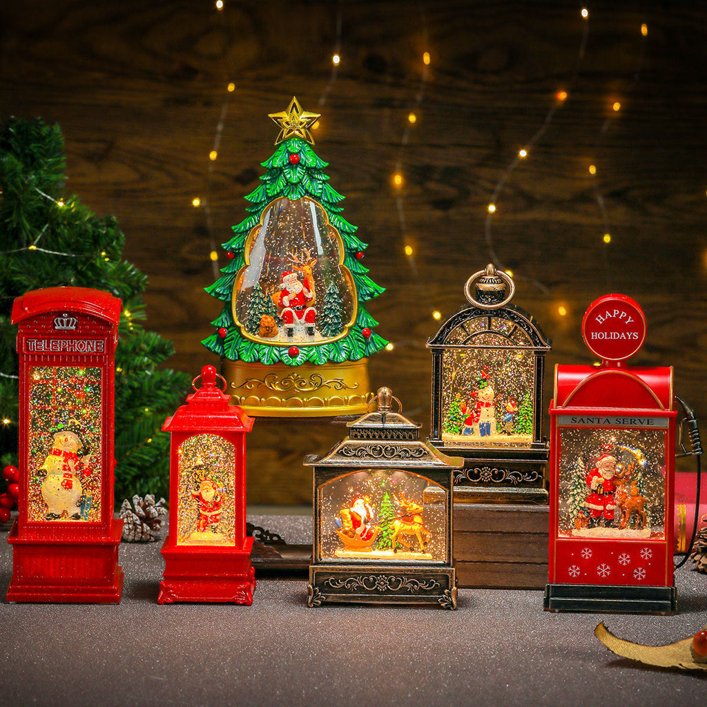 Illuminated Musical Christmas Lantern Yeouu
