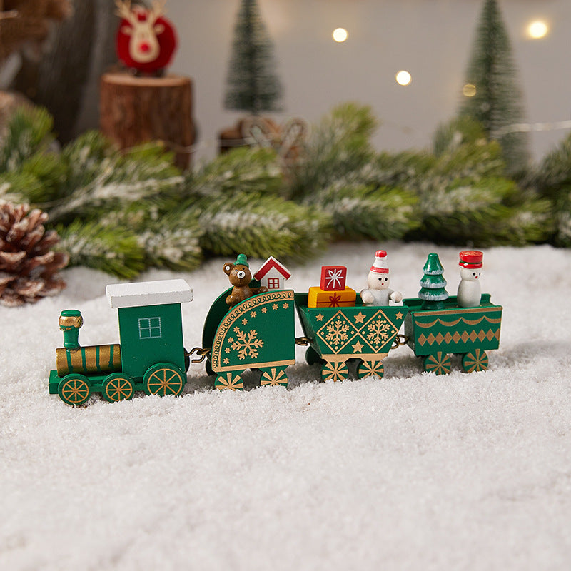 Decorative Christmas Train Set Yeouu
