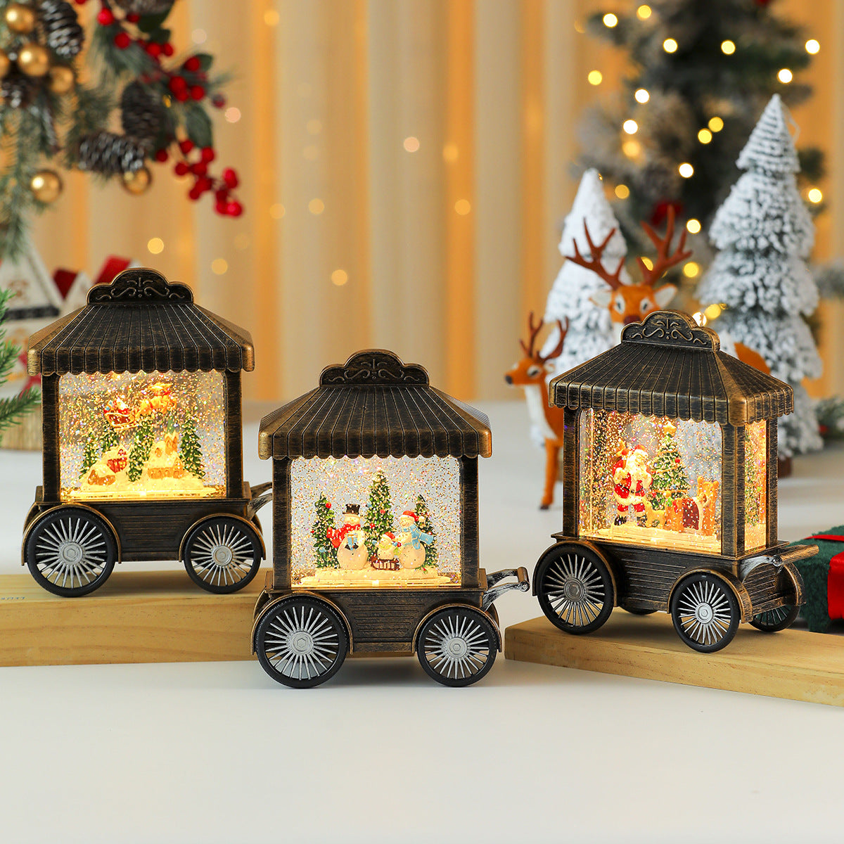 Decorative Christmas Lantern with Musical Feature Yeouu