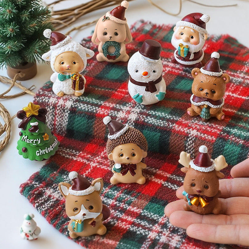 Decorative Christmas figure in sheep design Yeouu