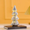 Illuminated Mini Frosted Christmas Tree Decoration Yeouu
