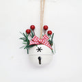 Christmas bell with decorative wreath