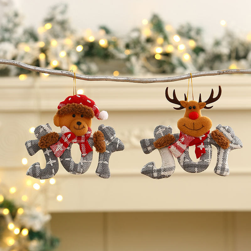Christmas Themed Decorative Hanging Figurine Yeouu