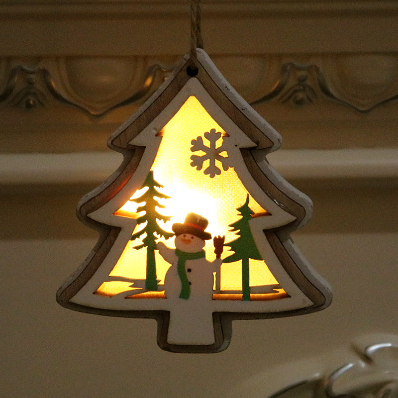 Decorative LED Christmas Scene Lantern Yeouu