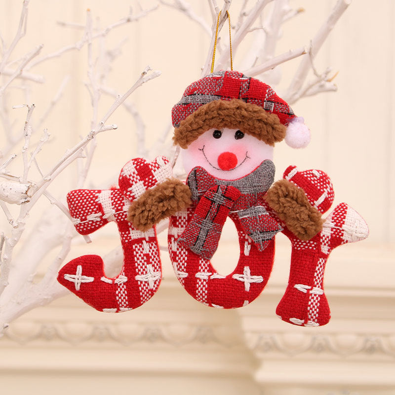 Christmas Themed Decorative Hanging Figurine Yeouu