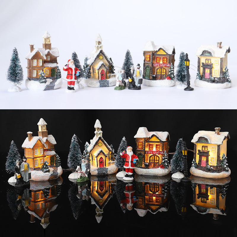 Christmas Village Decoration Set Yeouu