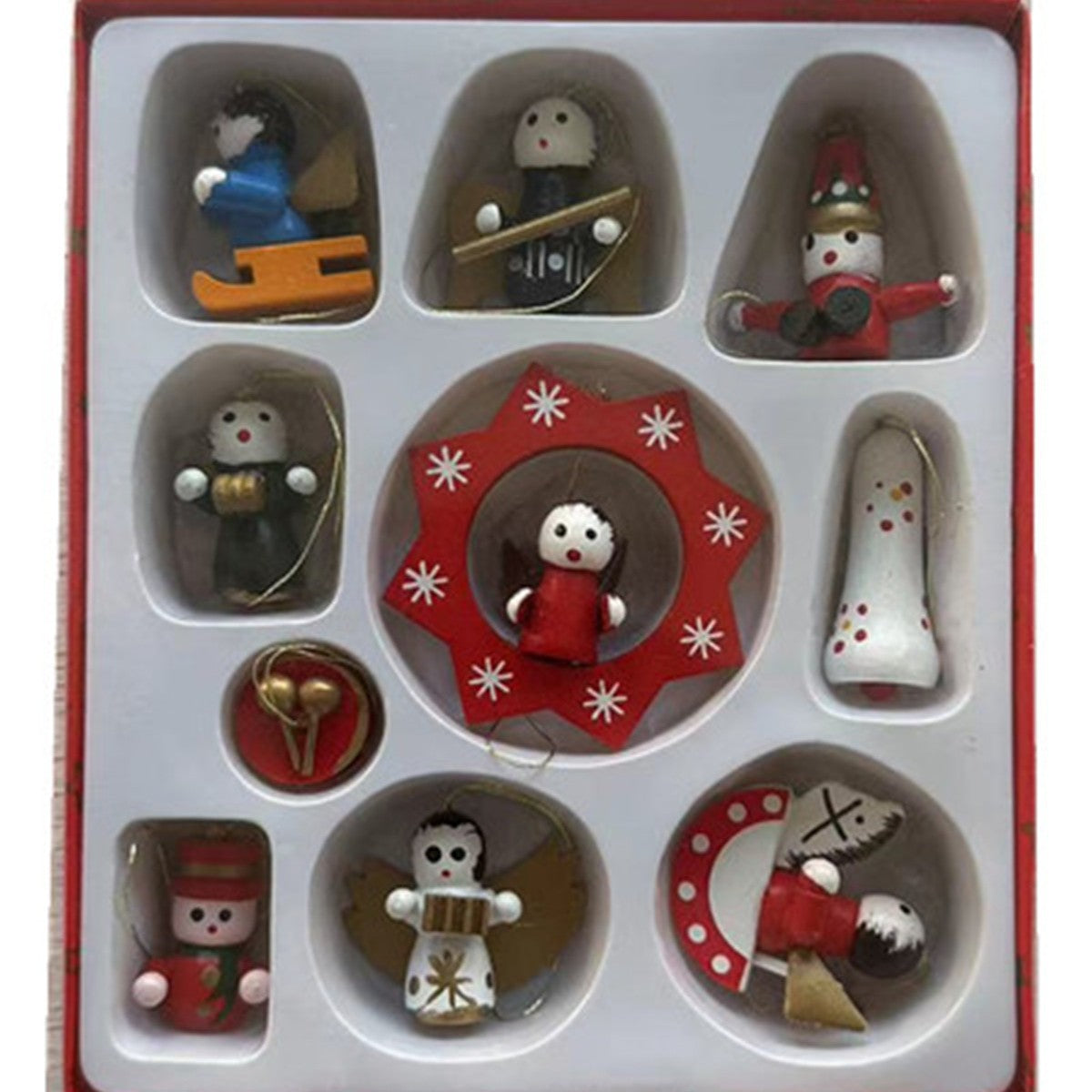 Decorative Christmas Train Figurines Yeouu