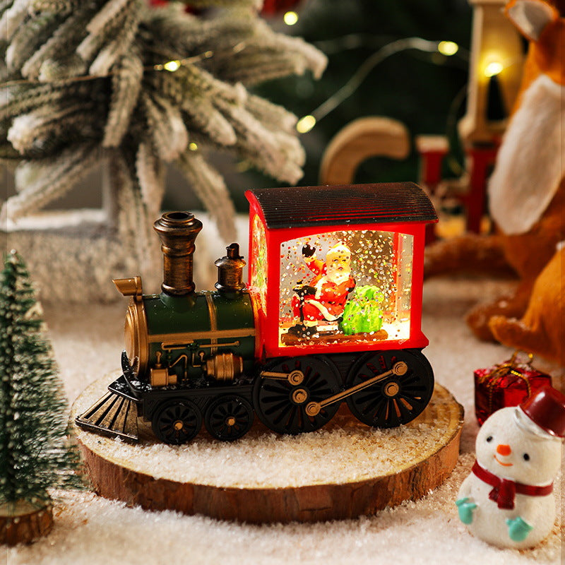 Decorative Snowball Locomotive Yeouu