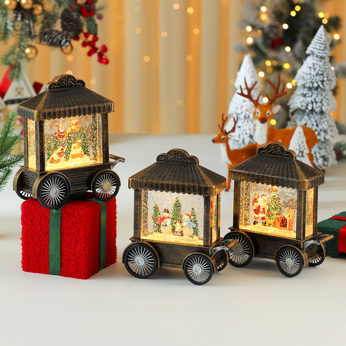 Decorative Christmas Lantern with Musical Feature Yeouu