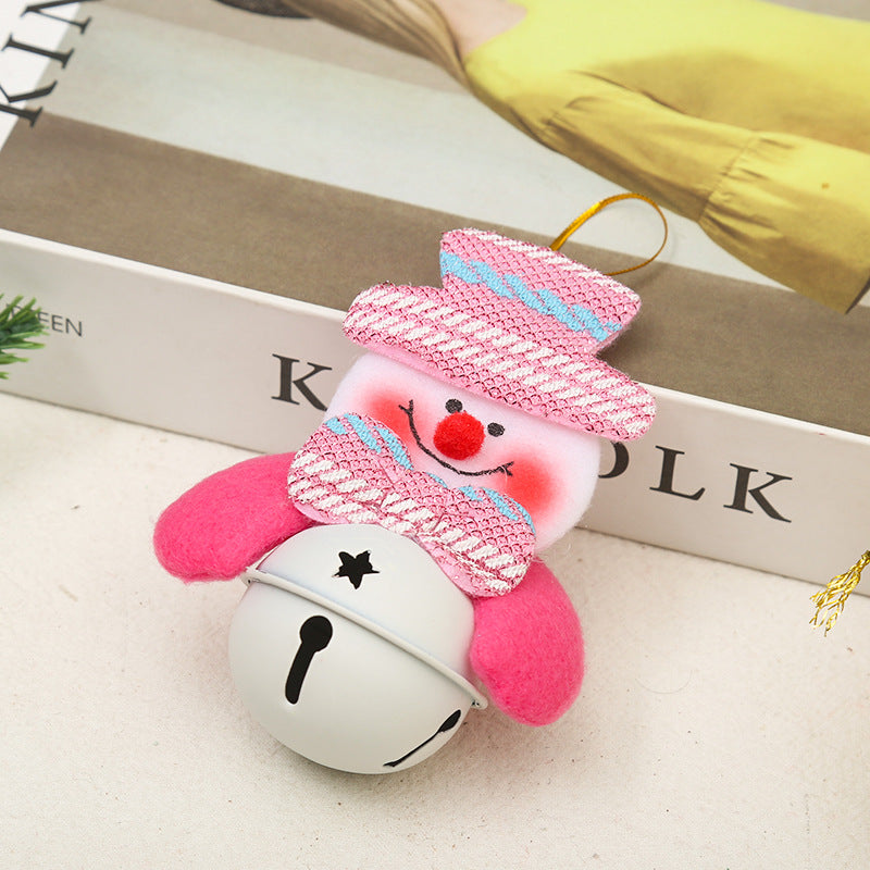 Festive Christmas Bell with Santa Motif Yeouu