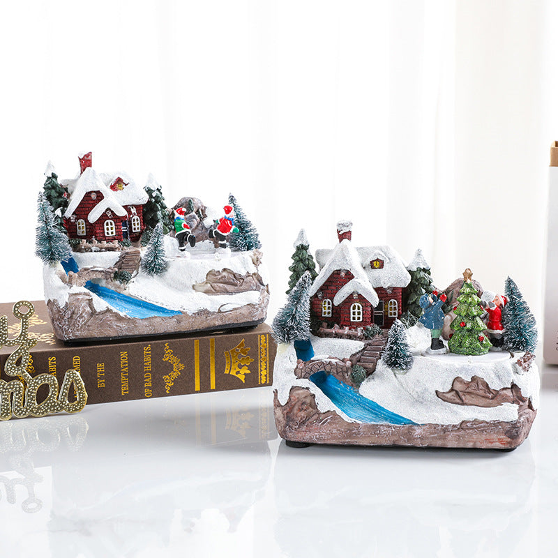 Christmas Village LED Decoration Yeouu