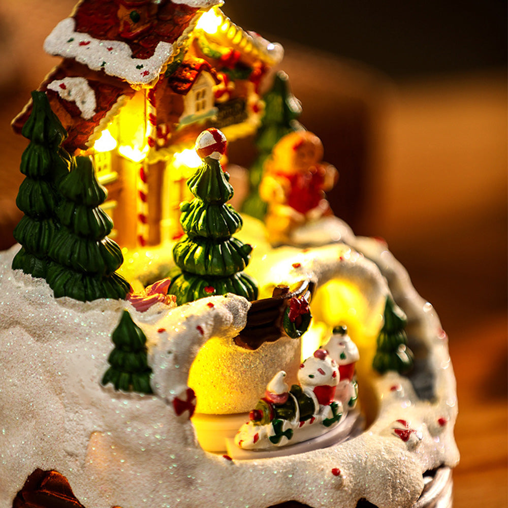 Yeouu | Christmas Ornament with LED Lights and Music