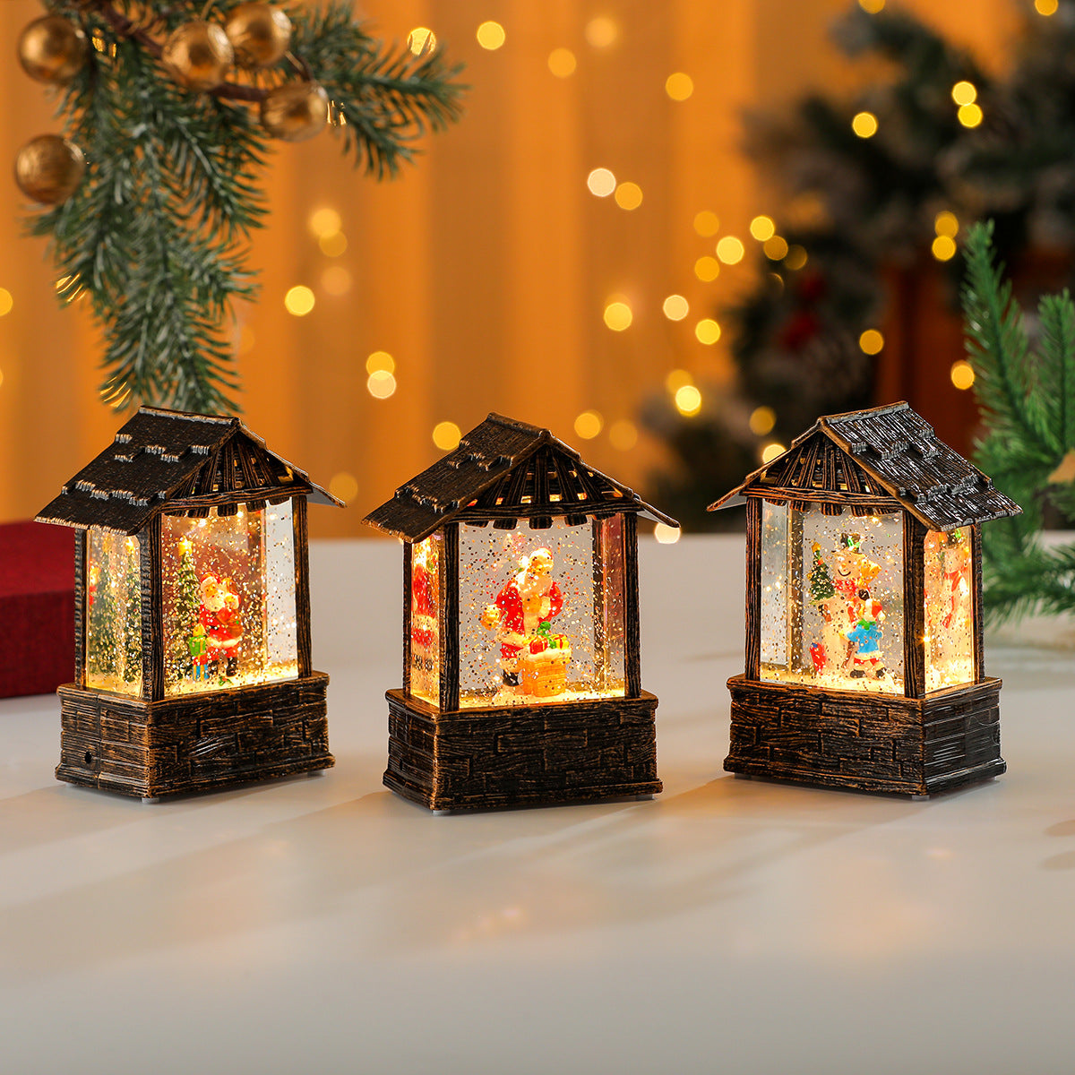 LED Illuminated Christmas Diorama Yeouu