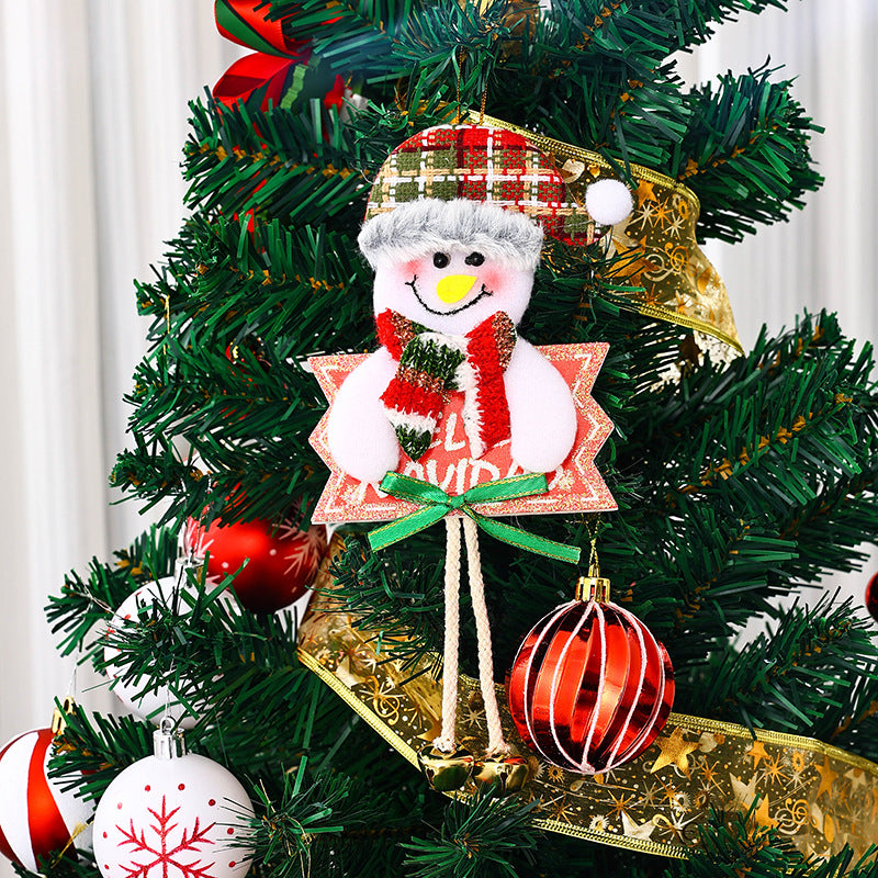 Cute snowman Christmas tree ornament Yeouu